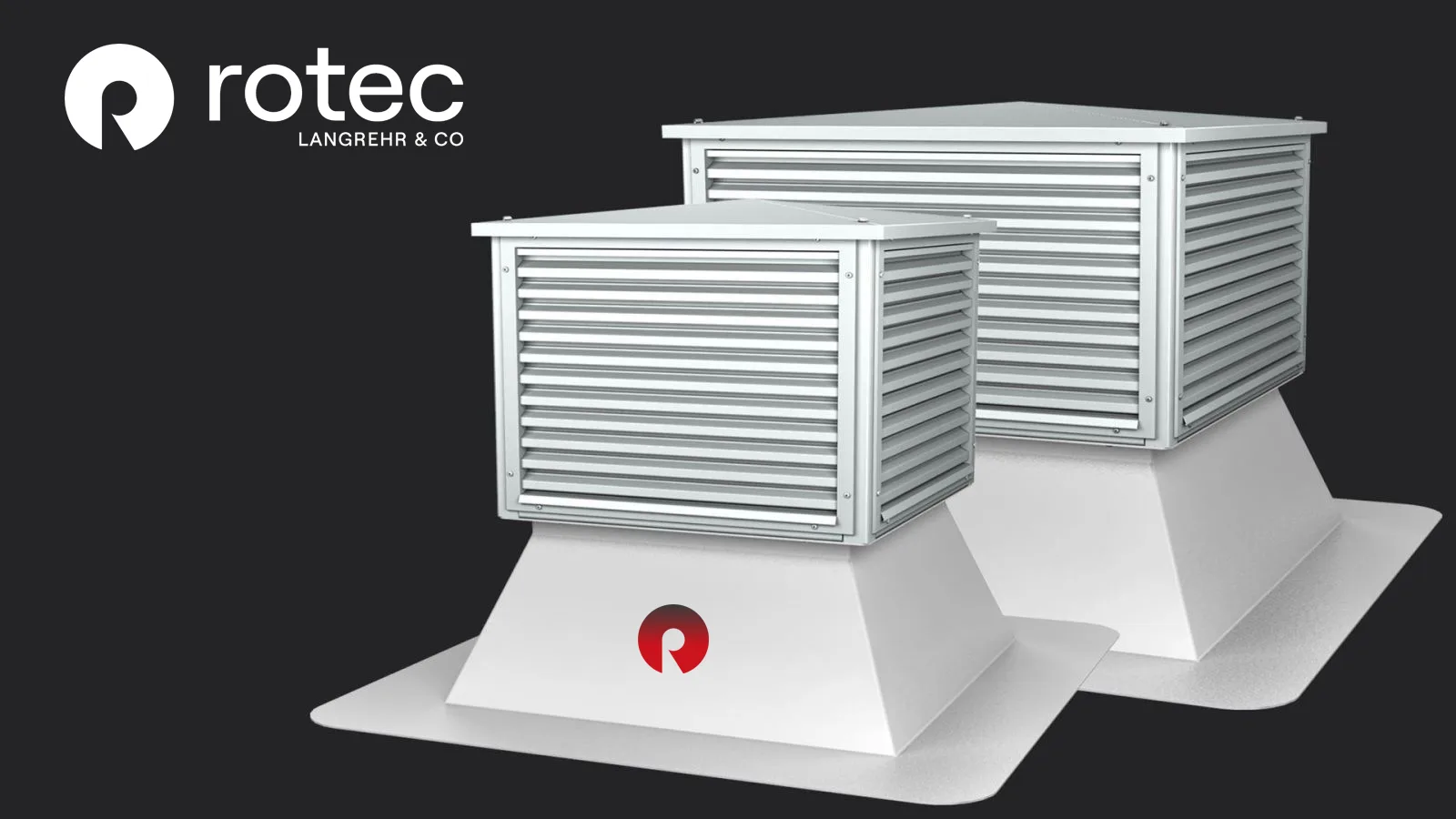 Vergleich der Dachhauben RW3000 plus Typ 700 und Typ 900 für Aufzugsschächte