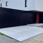 Der Zauber unsichtbare Garagentore mit Linarte Wandverkleidung