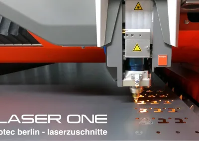 Laser Blechzuschnitte rotec Metalltechnik Berlin