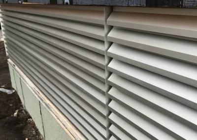 Underground garage ventilation with the Renson lamella L.050.HF