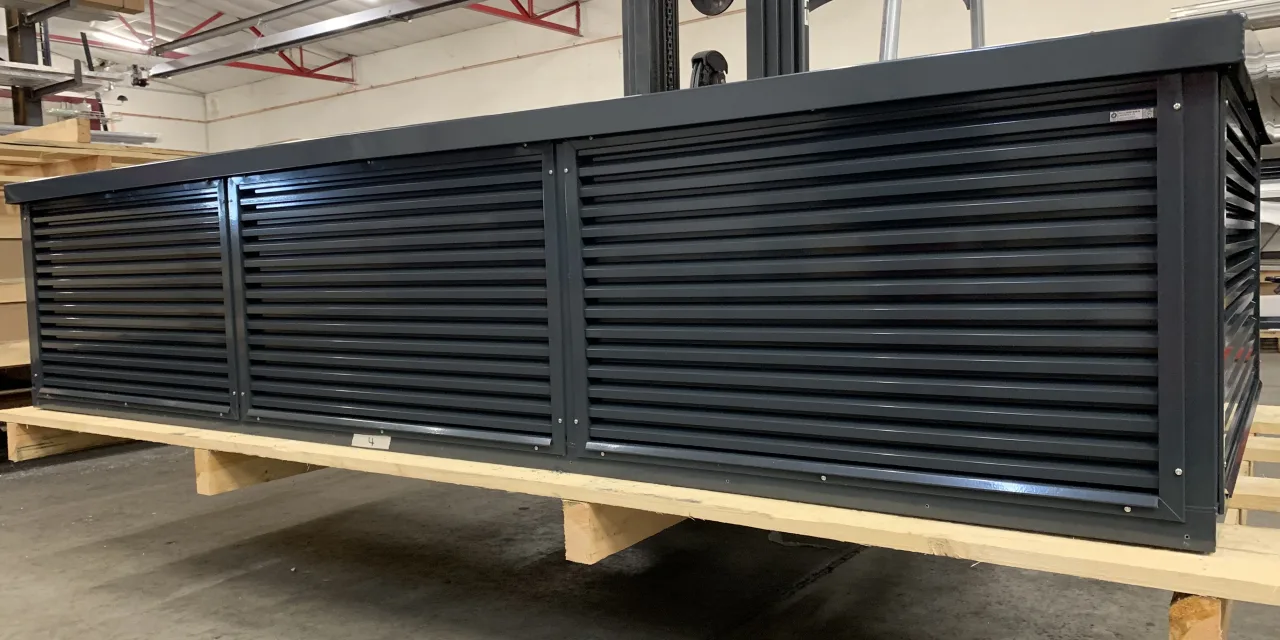 Ventilation grilles and weather protection grilles production at rotec in  Berlin 