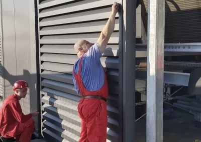 Beschermrooster tegen weersinvloeden Ventilatierooster rotec