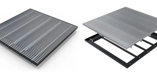 Aluminum floor grilles: Efficient ventilation in server rooms