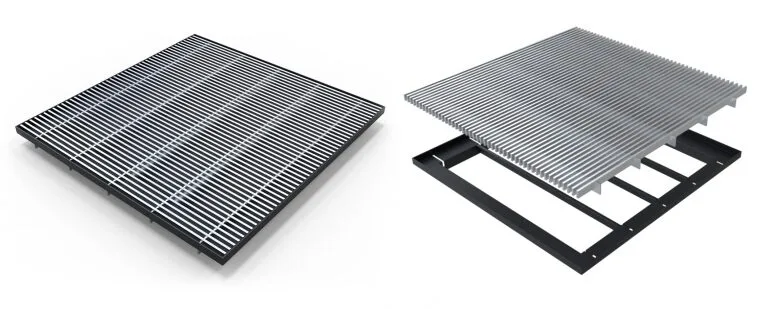 Grilles de sol en aluminium : une ventilation efficace dans les salles de serveurs.