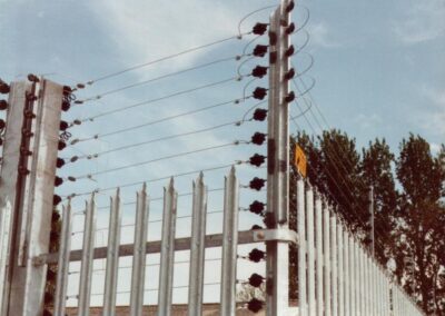 APS Stromzaun zur Absicherung eines Industriegebietes