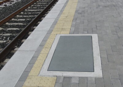 GFK Schachtabdeckungen für Bahnhöfe