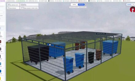 Müllplatzeinhausung konfigurieren: in 3D planen und Angebot erhalten